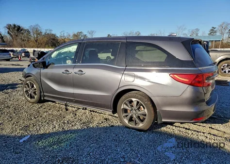 2024 Honda Odyssey Elite z USA, uszkodzony, nr VIN 5FNRL6H97RB027179